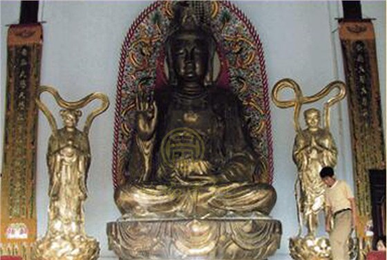 廣東鶴山高5米觀音神像