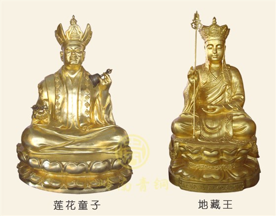 貼金銅佛像