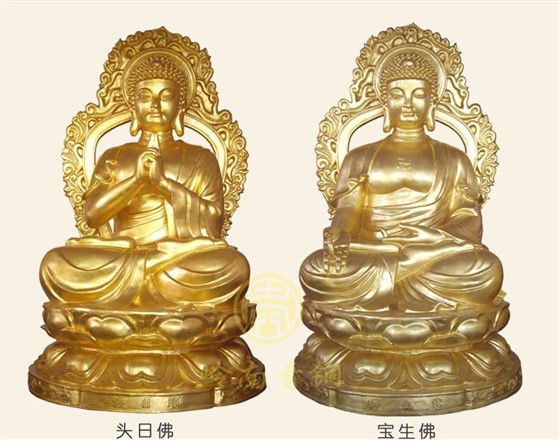 貼金銅佛像