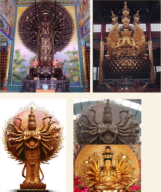 千手觀音銅佛像