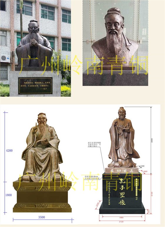 孔子銅像