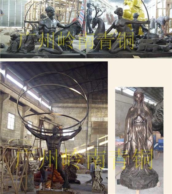 西方人物銅像