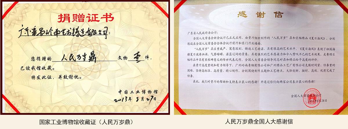 梁汝南大師部分榮譽(yù)證書(shū)展示