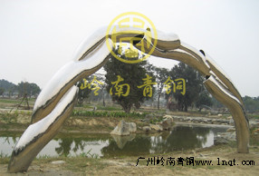 臺灣《迷漾》城市不銹鋼雕塑
