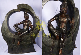 青銅工藝品-觀自在菩薩