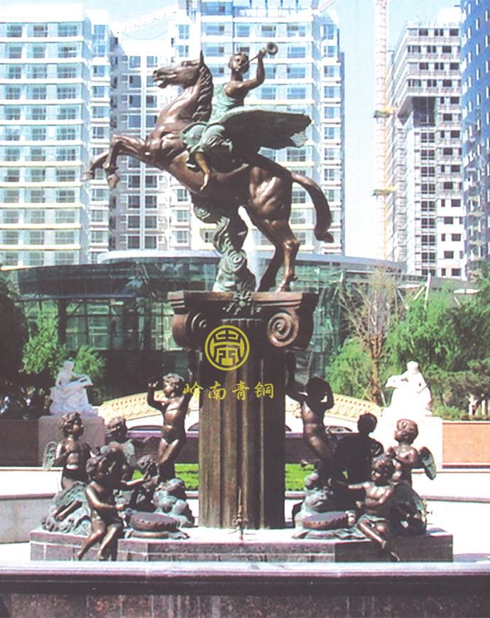 北京富力城房地產(chǎn)《天使》銅雕塑工程