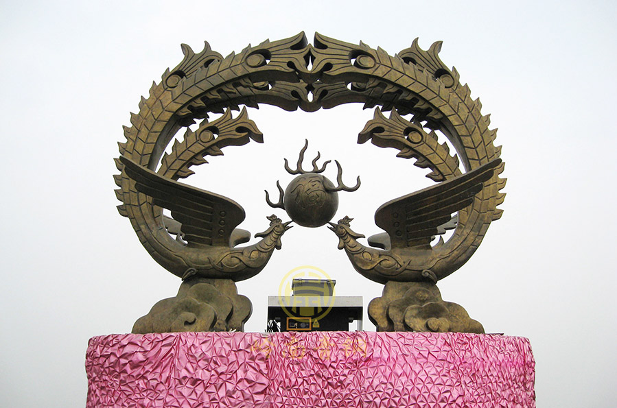 清遠(yuǎn)《鳳凰臺》城市廣場雕塑（6米）