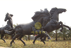 廣東中山火炬開發(fā)區(qū)《銅馬》動(dòng)物雕塑工程
