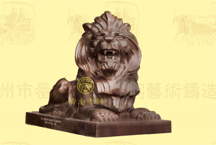 匯豐銅獅子（2號(hào)）長(zhǎng)1.88米，寬0.88米，高1.32米