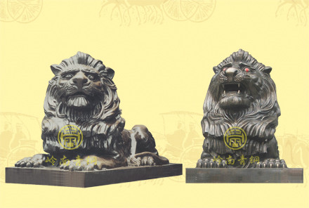 匯豐銅獅子（6號）長2.8米，寬1.28米，高1.8米