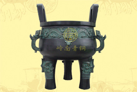 銅圓鼎1（口徑0.16米-0.27米，高0.21米-0.36米）-有現(xiàn)貨