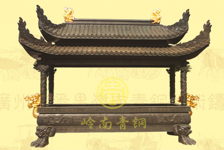 雙層蓋長方香爐4