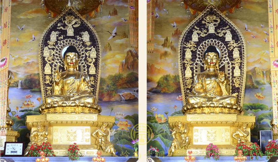 湖南無(wú)量禪寺銅佛像