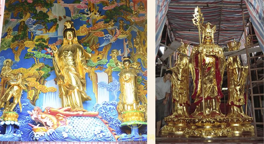 湖南無(wú)量禪寺銅佛像