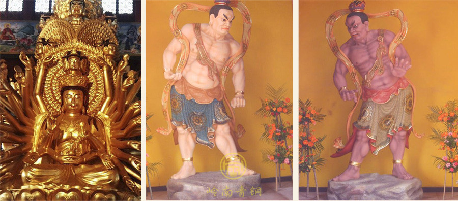 湖南無(wú)量禪寺銅佛像