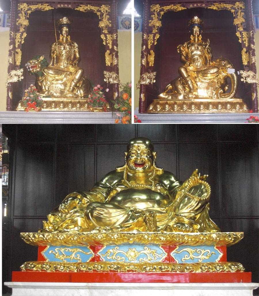 湖南無(wú)量禪寺銅佛像