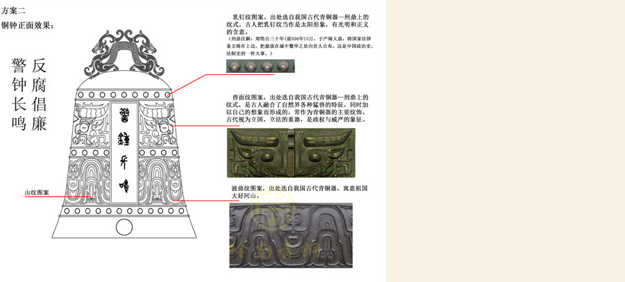 廣東省紀(jì)委鑄造銅鐘