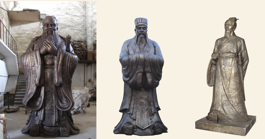 【古代歷史名人銅像】定制工程