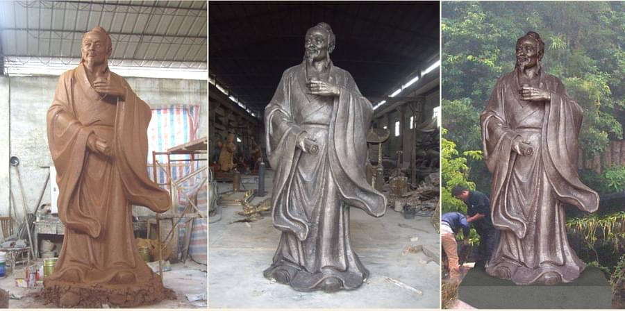 【古代歷史名人銅像】定制工程