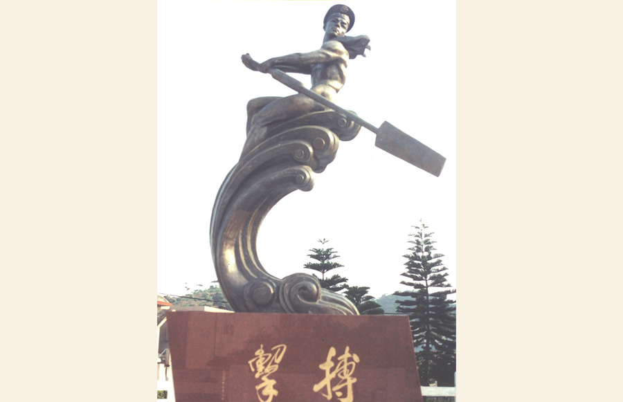 《水兵的搖籃》【人物銅像】-廣東湛江海軍基地
