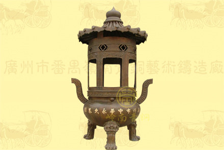 單層蓋圓香爐7