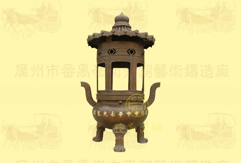 單層蓋圓香爐7