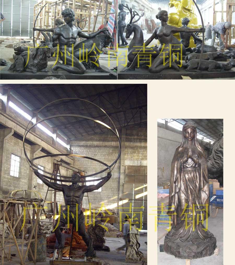 西方人物銅像