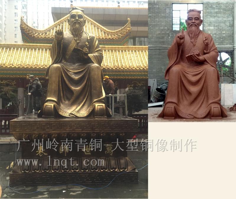 萬家麗大型孔子銅像_24