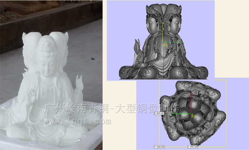萬家麗大型三面觀音圖紙_06
