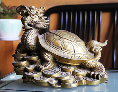 現(xiàn)貨：招財(cái)龍龜（長(zhǎng)35cm,高24cm,寬23cm）