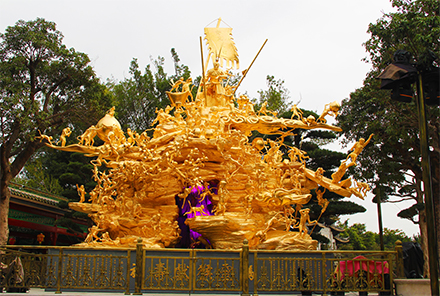 寶墨園《靈猴獻壽》大型園林銅雕塑